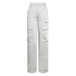 Catherine Gee Silver Cargo Pants Size 6 - 23239